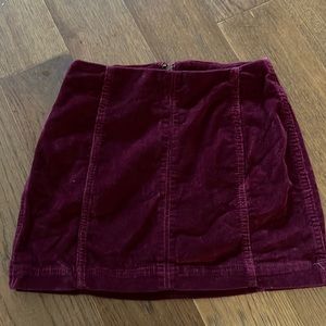 Corduroy skirt
